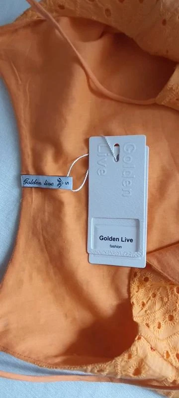 Top naranja "Golden Live" talla M/L Nuevo – photo 5